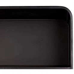 Noir Furniture Noir Paloma Bookcase, Black Steel Bookcases