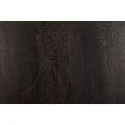 Noir Furniture Noir Mr. Roberts Shelving, Ebony Walnut With Steel Legs