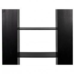 Noir Furniture Bookcases Noir Triumph Bookcase, Black Steel