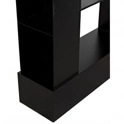 Noir Furniture Bookcases Noir Triumph Bookcase, Black Steel