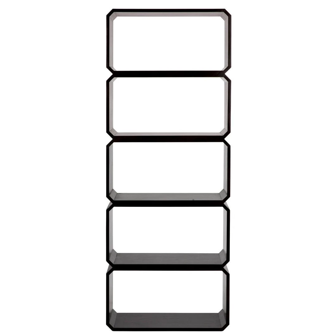 Noir Furniture Noir Zane Bookcase, Pale