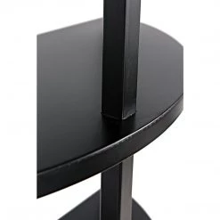 Noir Furniture Noir Spago Bookcase, Black Metal Bookcases