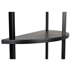 Noir Furniture Noir Spago Bookcase, Black Metal Bookcases