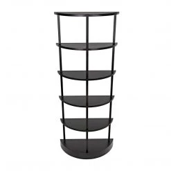Noir Furniture Noir Spago Bookcase, Black Metal Bookcases
