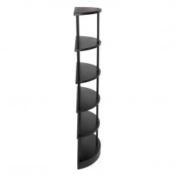 Noir Furniture Noir Spago Bookcase, Black Metal Bookcases