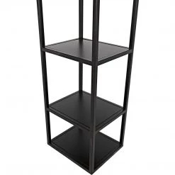 Noir Furniture Noir Downtown B Bookcase, Black Metal