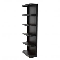 Noir Furniture Bookcases Noir Dido Bookcase, Black Metal