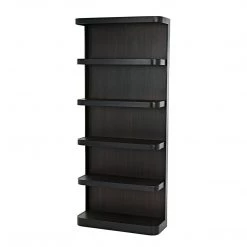 Noir Furniture Bookcases Noir Dido Bookcase, Black Metal