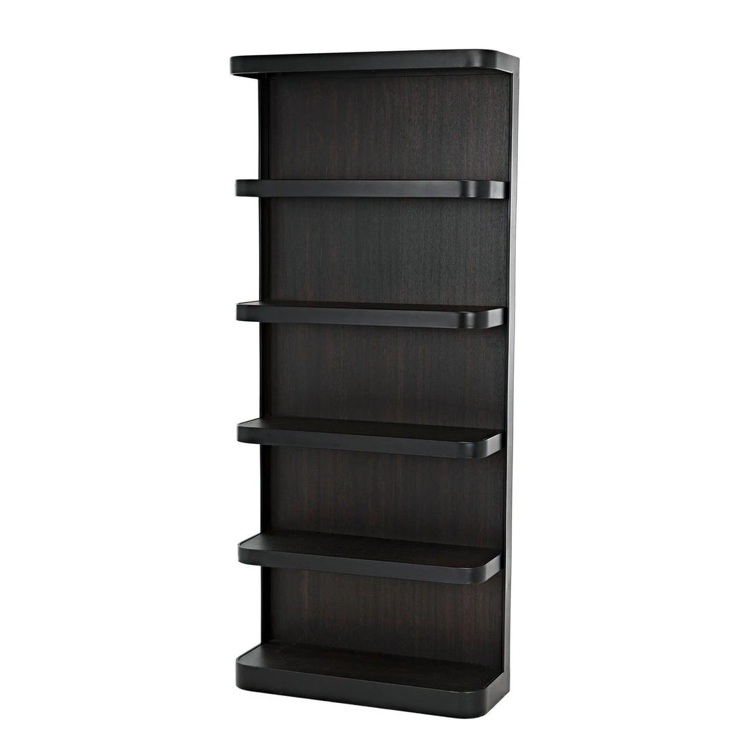 Noir Furniture Bookcases Noir Dido Bookcase, Black Metal