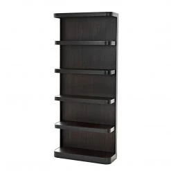 Noir Furniture Bookcases Noir Dido Bookcase, Black Metal