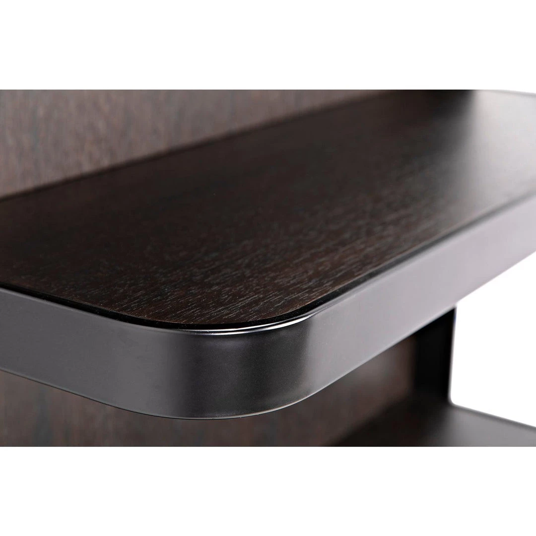 Noir Furniture Bookcases Noir Dido Bookcase, Black Metal