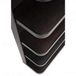 Noir Furniture Bookcases Noir Dido Bookcase, Black Metal