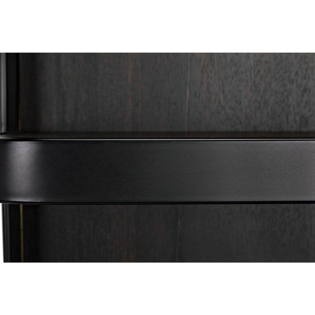 Noir Furniture Bookcases Noir Dido Bookcase, Black Metal