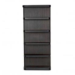 Noir Furniture Bookcases Noir Dido Bookcase, Black Metal