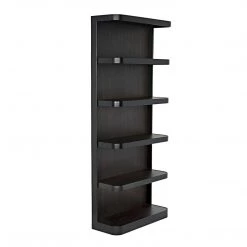 Noir Furniture Bookcases Noir Dido Bookcase, Black Metal