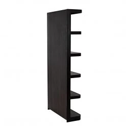 Noir Furniture Bookcases Noir Dido Bookcase, Black Metal