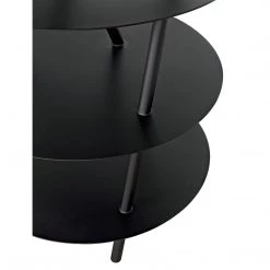 Noir Furniture Noir Gautama Shelf, Black Metal Accent Tables