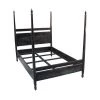 Beds Noir Furniture Venice Bed, Queen, Hand Rubbed Black