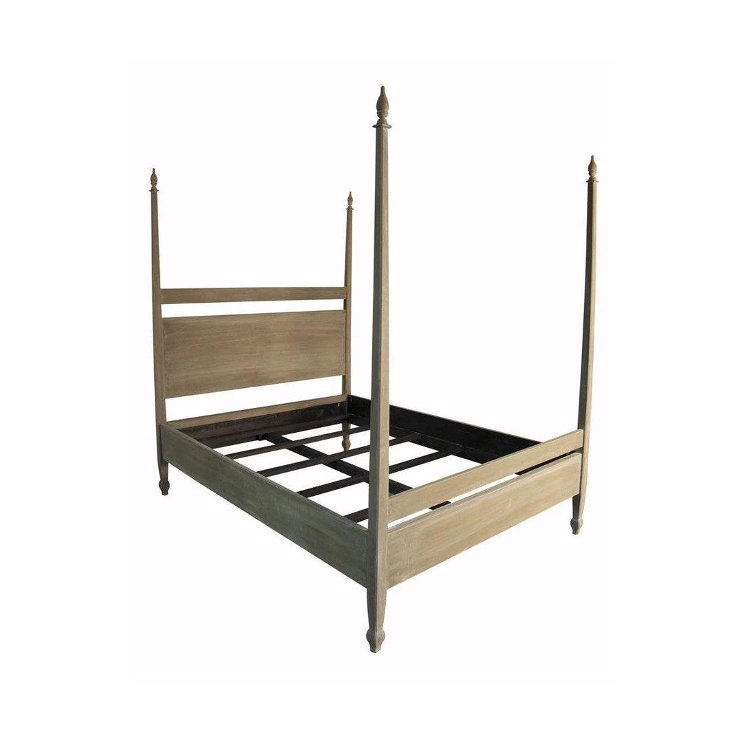 Noir Furniture Venice Bed, Weathered