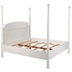 Noir Furniture Noir Douglas Bed White Washed Beds