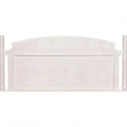 Beds Noir Furniture New Douglas Bed, Eastern King, White Washed