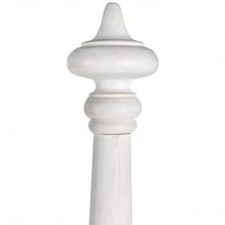 Beds Noir Furniture New Douglas Bed, Eastern King, White Washed