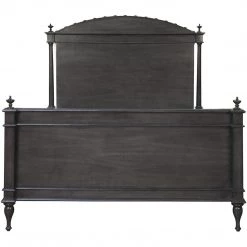 Beds Noir Furniture Owen Bed, Queen, Pale