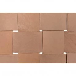 Noir Furniture Noir Mansard Bed, Eastern King, Teak And Leather