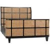 Noir Furniture Porto Bed, Queen, HB Beds