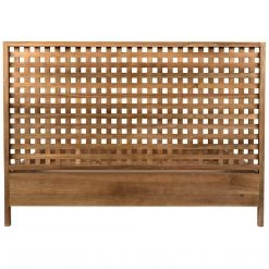 Beds Noir Furniture Quinnton Bed, Queen, Teak