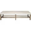 Noir Furniture Noir Sweden Bench, Grey Wash