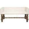 Noir Furniture Benches & Ottomans Noir Lagos Bench, Grey Wash
