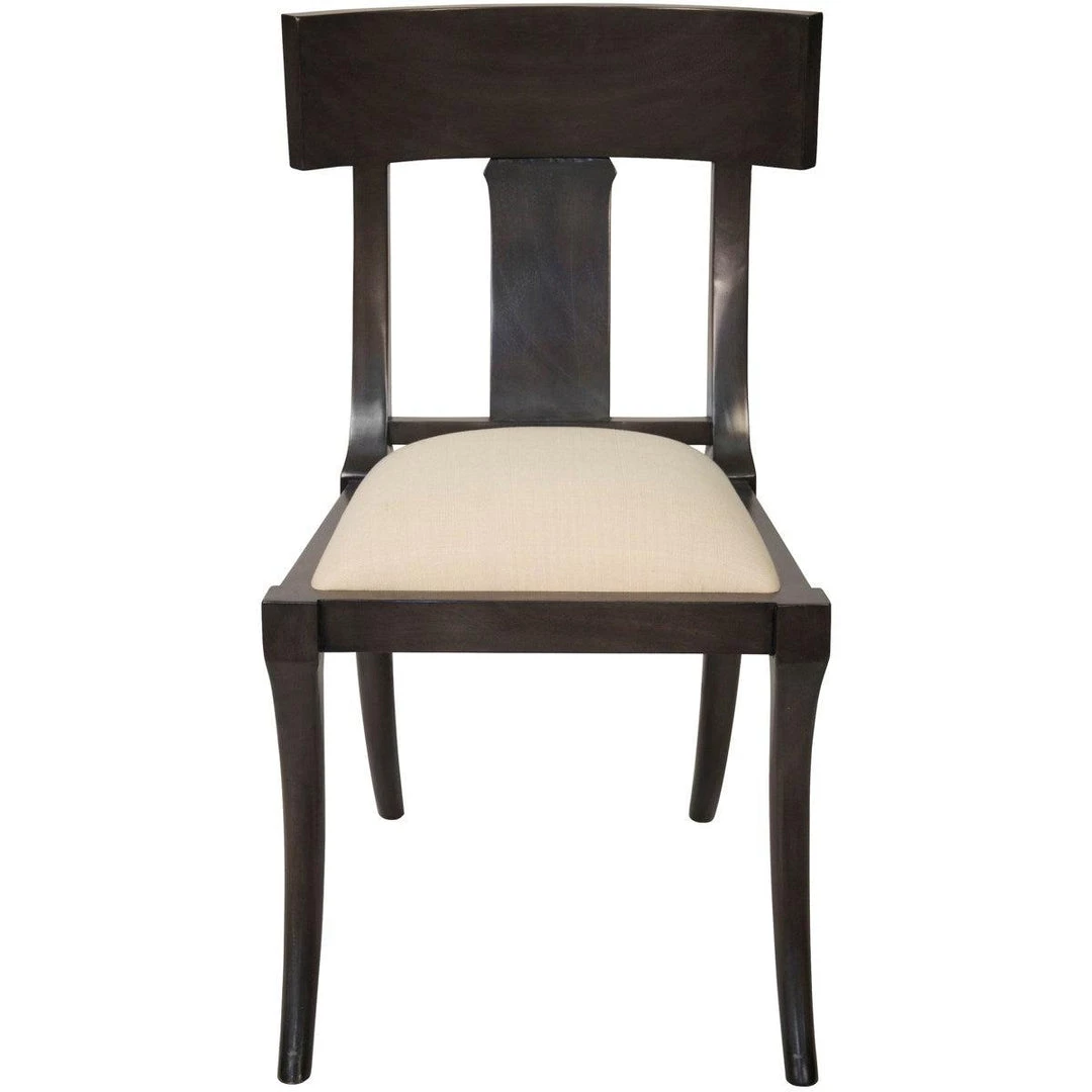 Noir Furniture Athena Side Chair, Pale Dining Chairs
