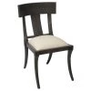 Noir Furniture Athena Side Chair, Pale Dining Chairs