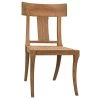 Noir Furniture Noir Athena Side Chair,Teak W/Caning Dining Chairs