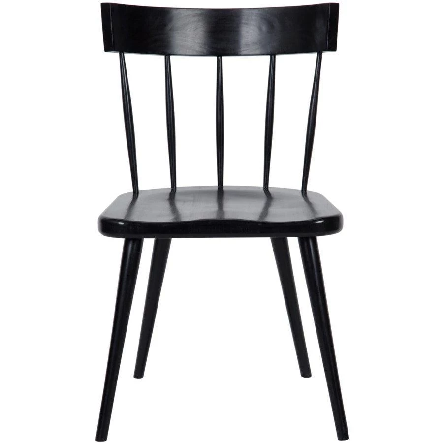 Dining Chairs Noir Furniture Esme Chair, Hand Rubbed Black