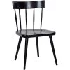 Dining Chairs Noir Furniture Esme Chair, Hand Rubbed Black
