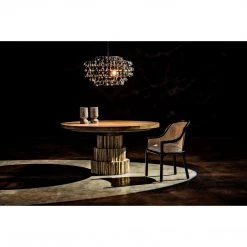 Noir Furniture Gaston Chair, Hand Rubbed Black Chairs