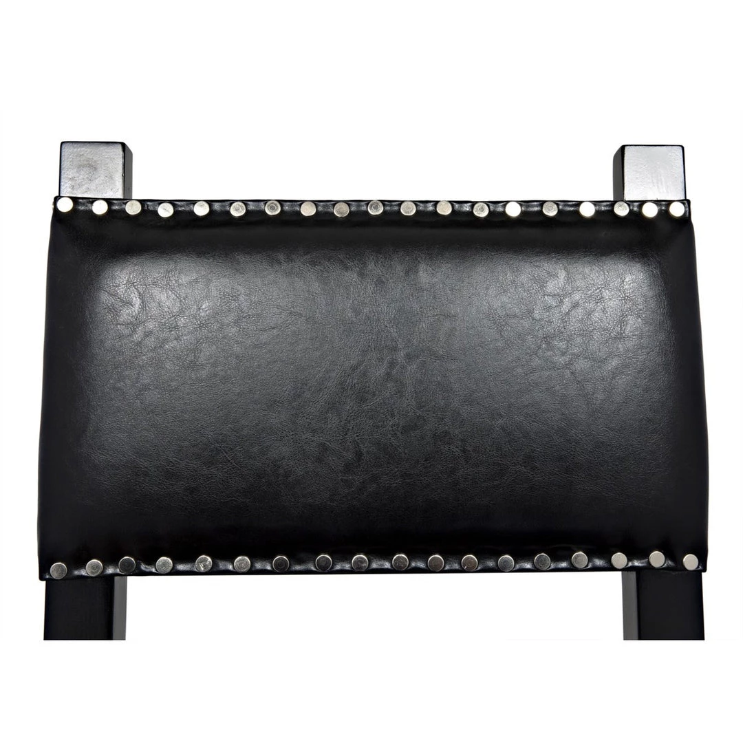 Noir Furniture Kerouac Chair, Distressed Black