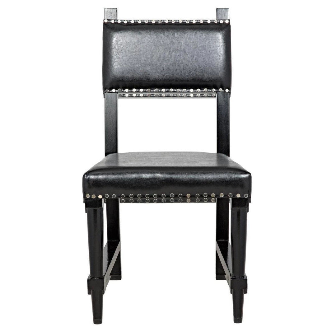 Noir Furniture Kerouac Chair, Distressed Black