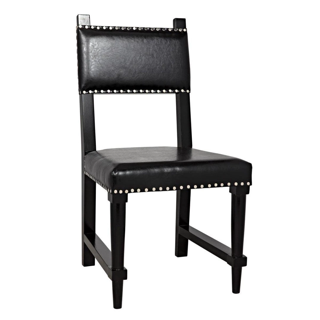 Noir Furniture Kerouac Chair, Distressed Black