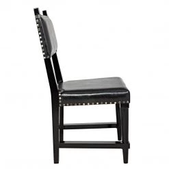 Noir Furniture Kerouac Chair, Distressed Black