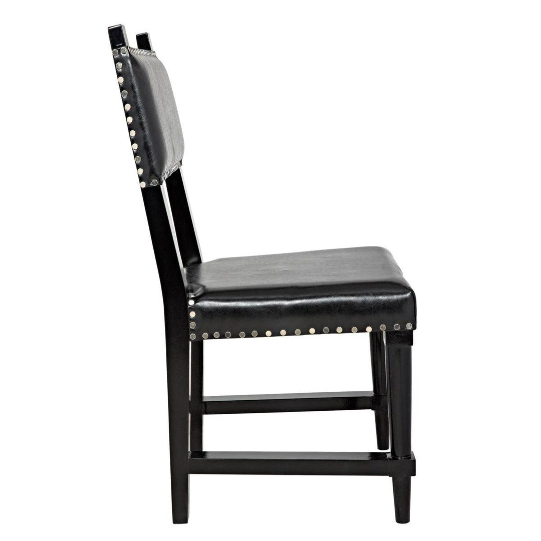 Noir Furniture Kerouac Chair, Distressed Black