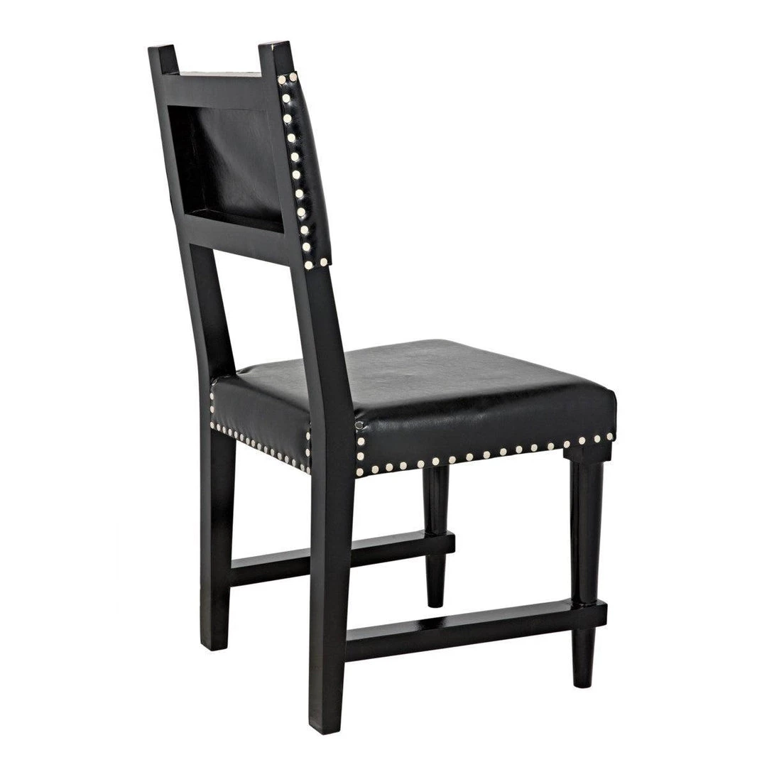 Noir Furniture Kerouac Chair, Distressed Black