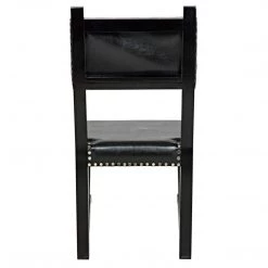 Noir Furniture Kerouac Chair, Distressed Black