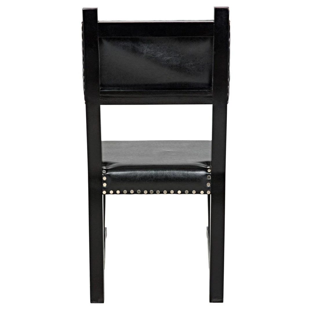 Noir Furniture Kerouac Chair, Distressed Black