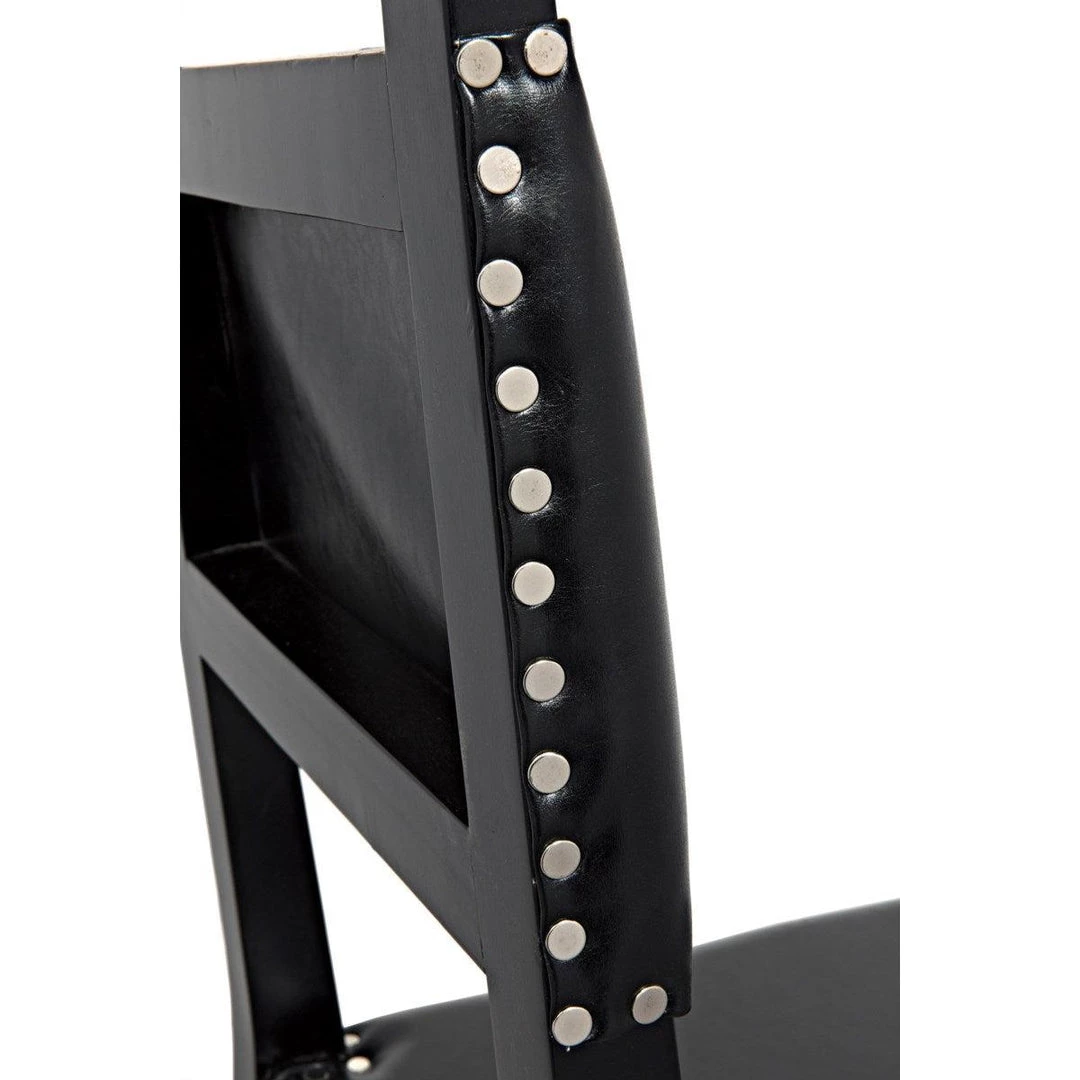 Noir Furniture Kerouac Chair, Distressed Black