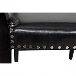 Noir Furniture Kerouac Chair, Distressed Black