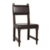 Dining Chairs Noir Furniture Kerouac Chair, Distressed Brown