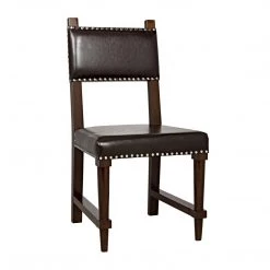 Dining Chairs Noir Furniture Kerouac Chair, Distressed Brown